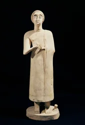Statue de la Grande Déesse, provenant de Tell Asmar, 2800-2300 av. J.-C.
